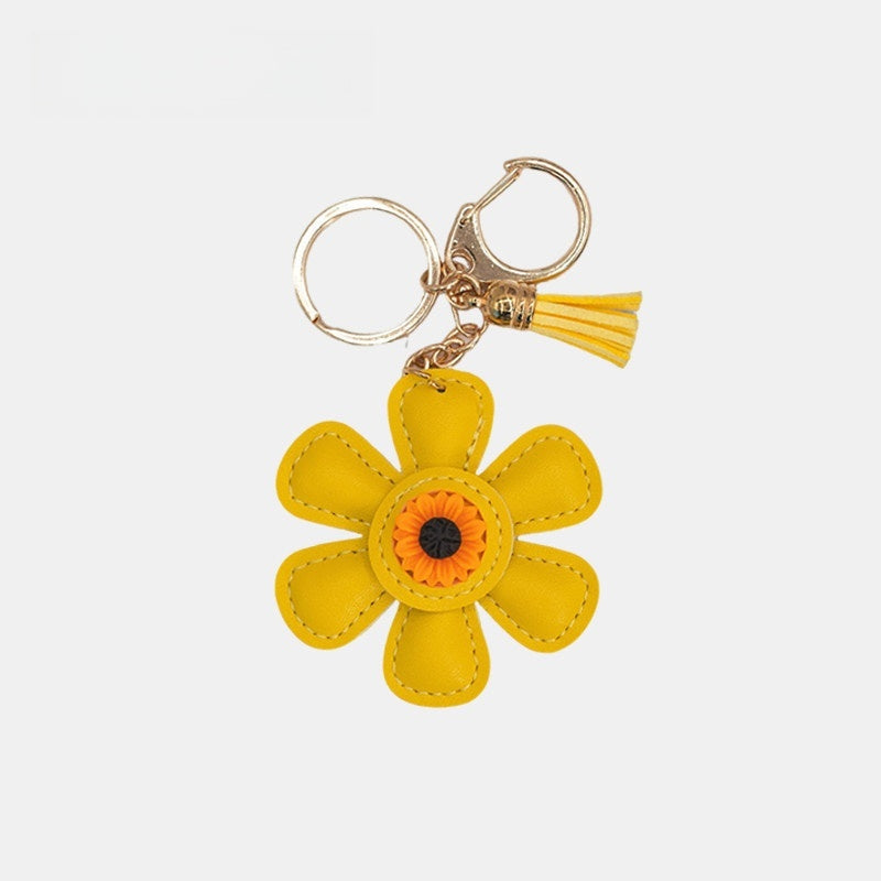 Little Flower Leather Bag Charm