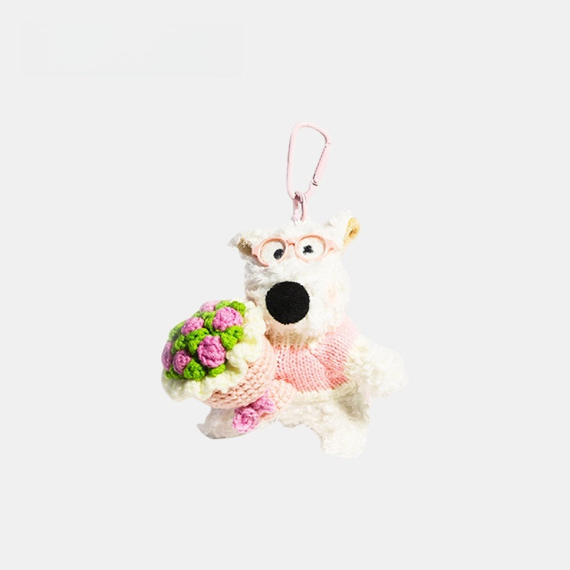 West Highland Fluffy Bag Charm