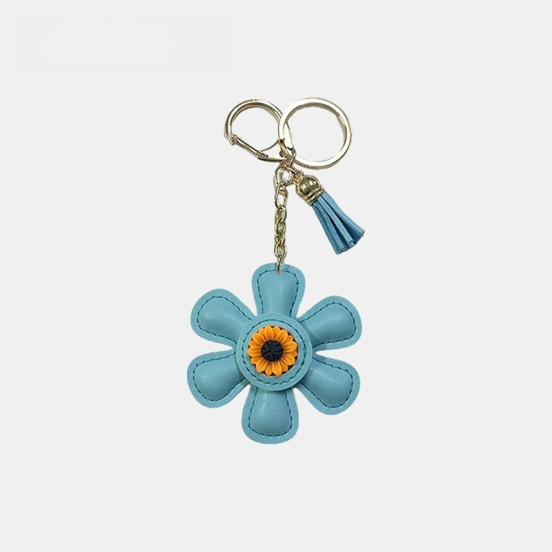 Little Flower Leather Bag Charm