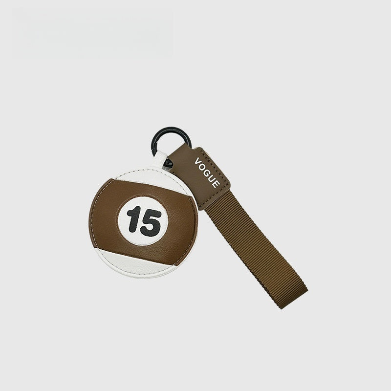 Billiards Leather Bag Charm