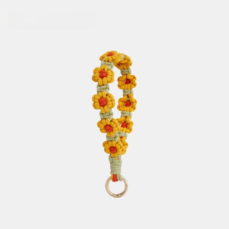 Cute Woven Flower Knotty Bag Charm