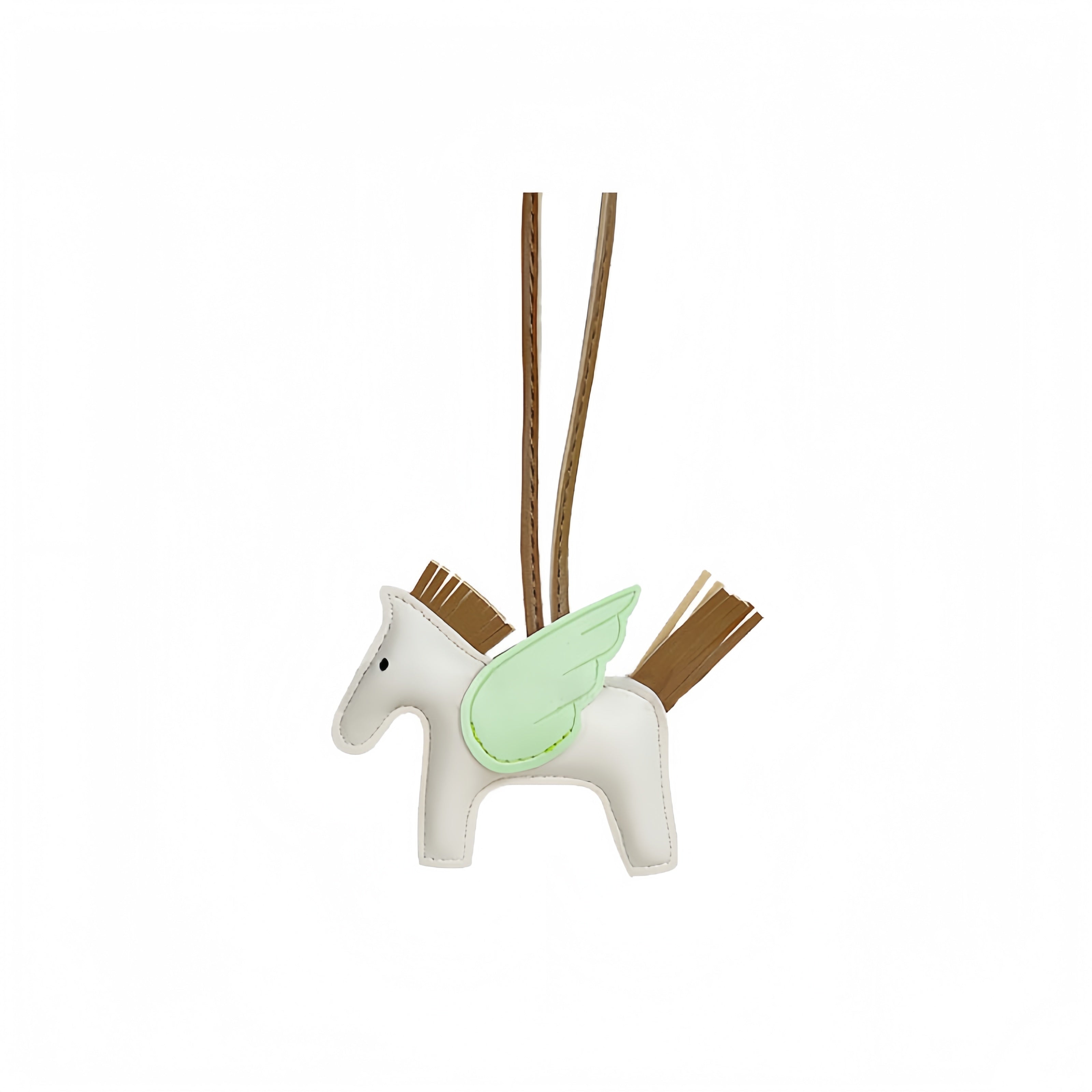 Multicolor Little Flying Horse Leather Bag Charm
