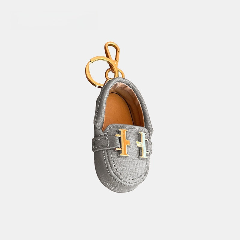 Little Shoe Keychain Leather Bag Charm