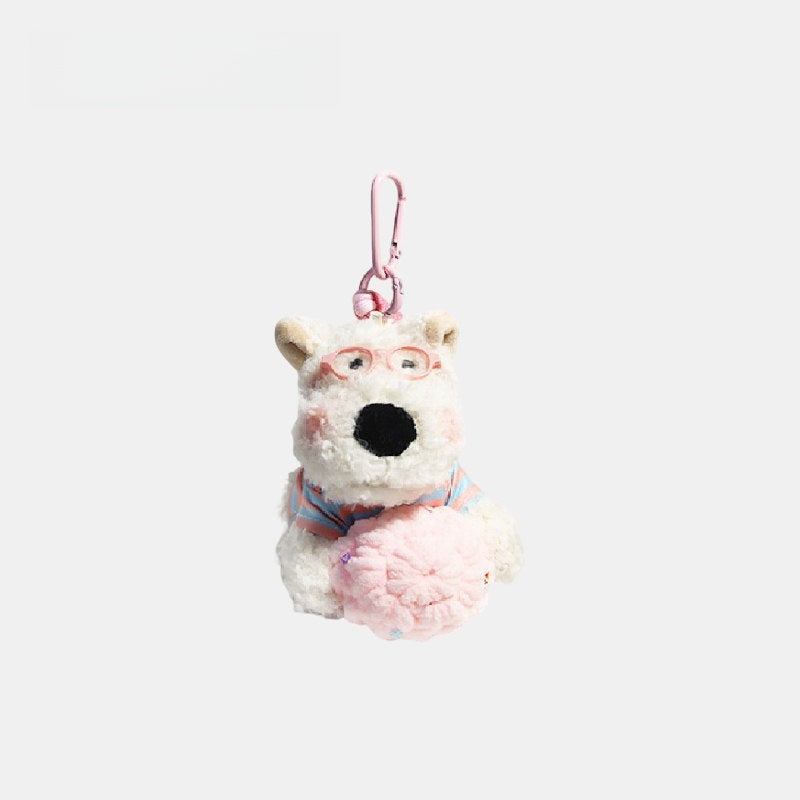 West Highland Fluffy Bag Charm