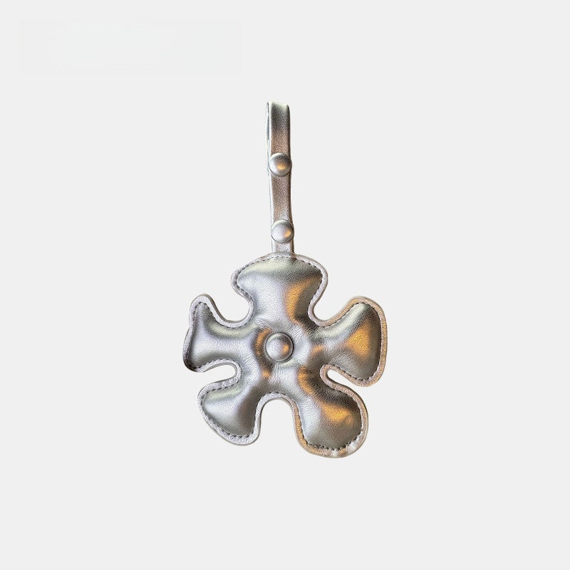 Little Flower Leather Bag Charm