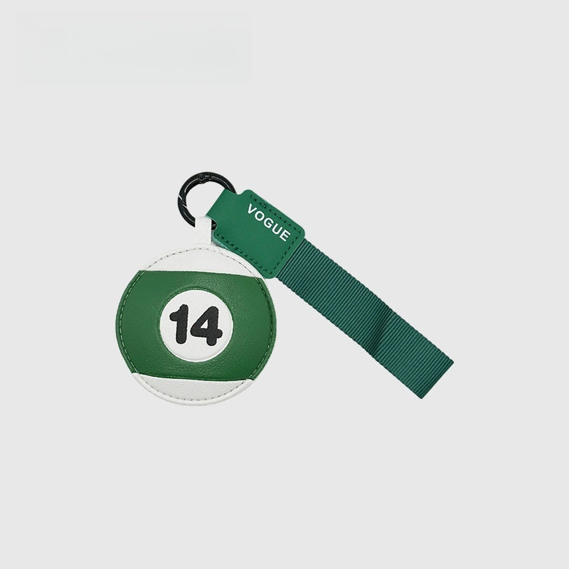 Billiards Leather Bag Charm