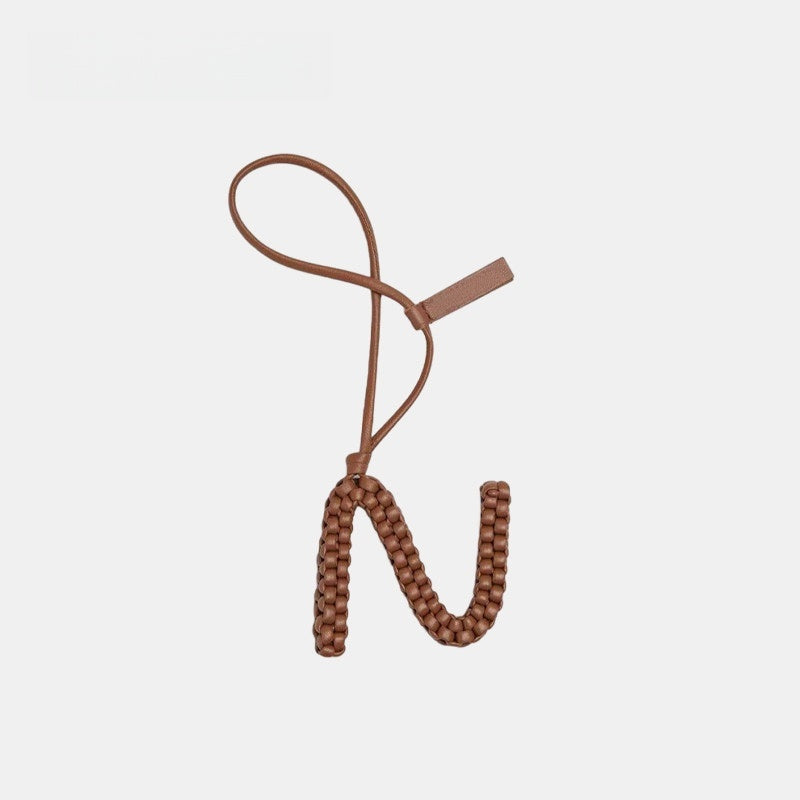 26 Letters Leather Bag Charm