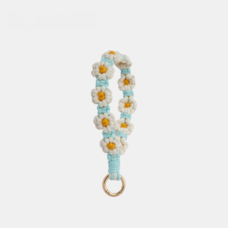 Cute Woven Flower Knotty Bag Charm