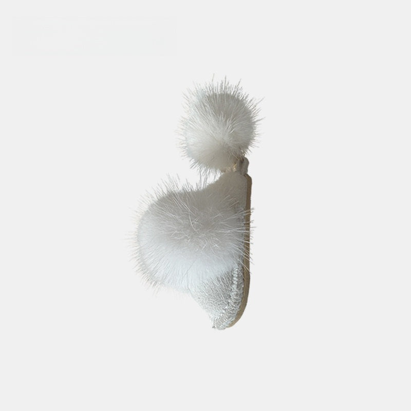 Slippers Fluffy Bag Charm