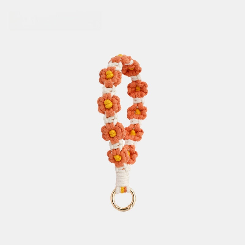 Cute Woven Flower Knotty Bag Charm