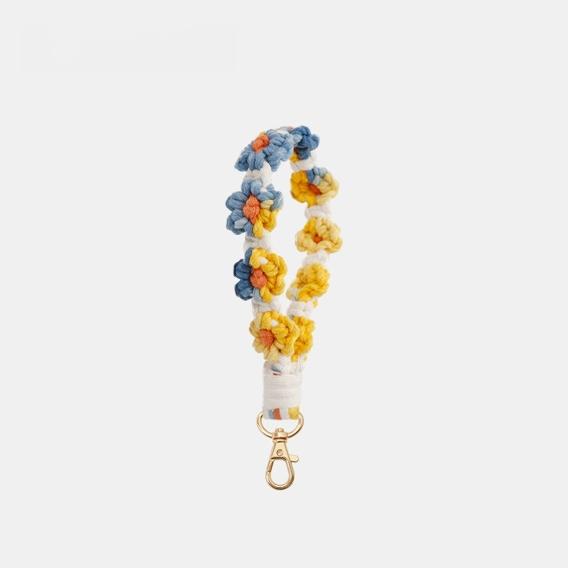 Cute Woven Flower Knotty Bag Charm