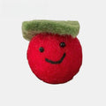 Cherry Tomato Wool Felt Fluffy Bag Charm