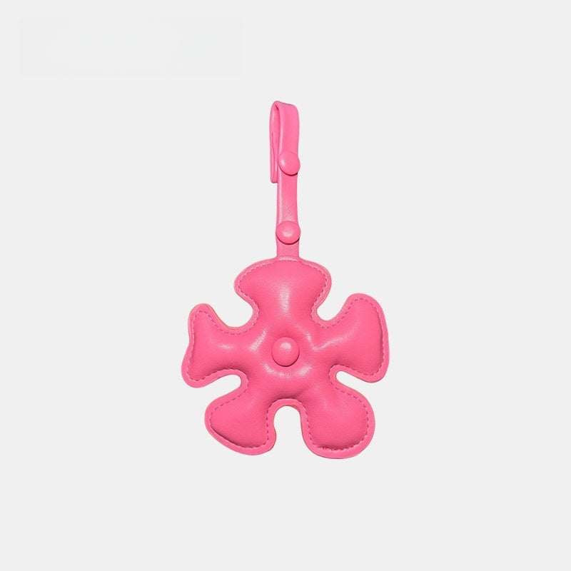 Little Flower Leather Bag Charm