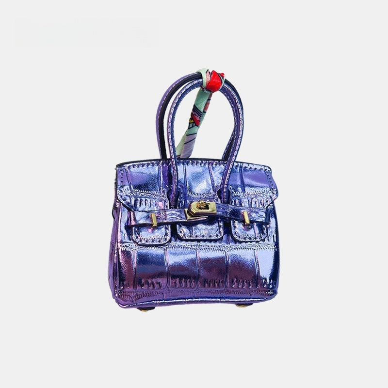 Mini House Bag Leather Bag Charm