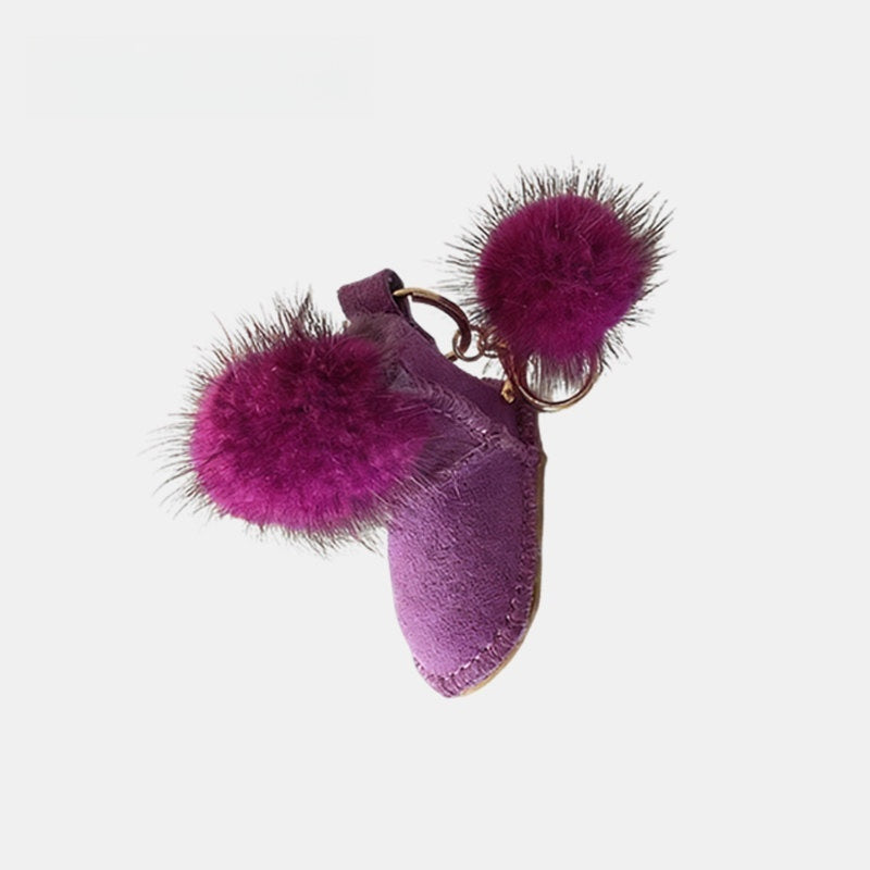 Boots Fluffy Bag Charm