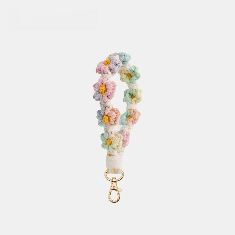 Cute Woven Flower Knotty Bag Charm