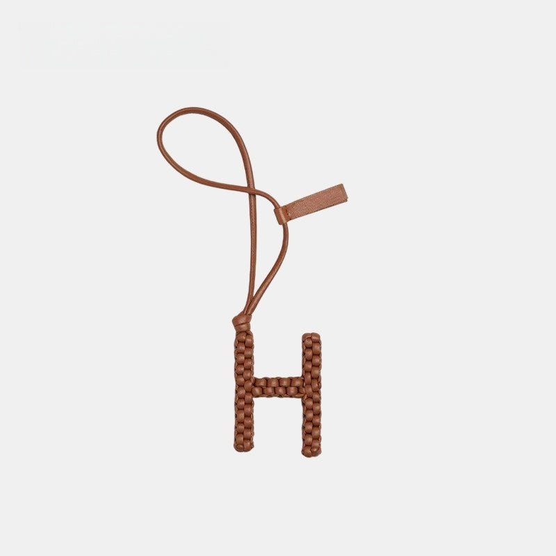 26 Letters Leather Bag Charm