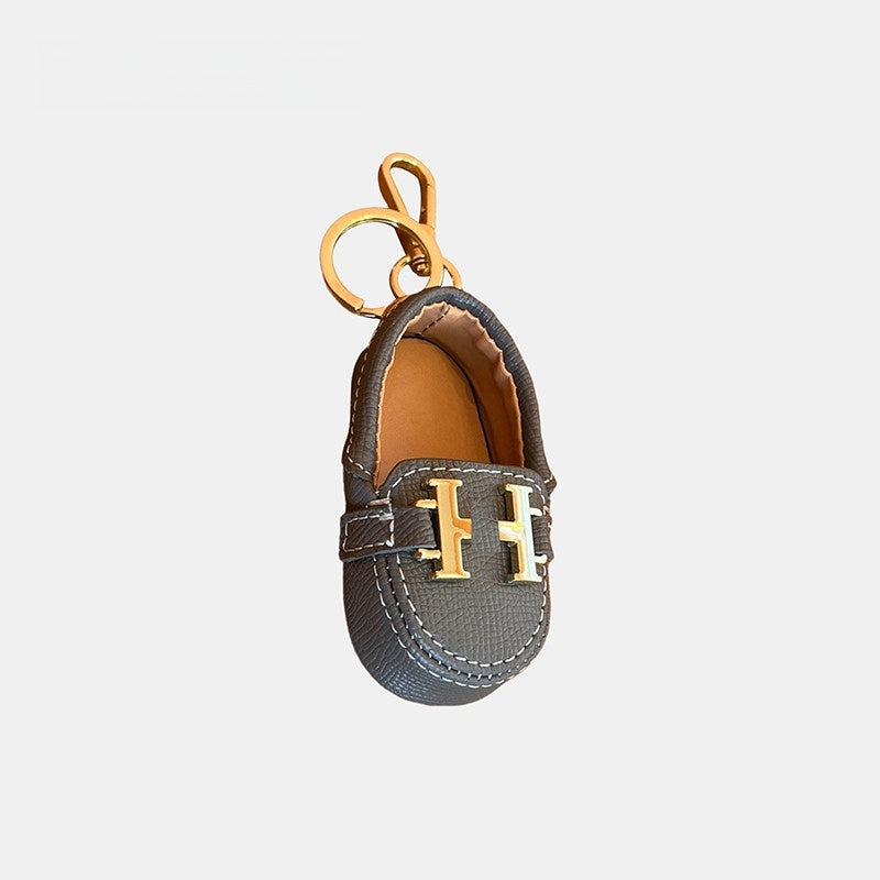 Little Shoe Keychain Leather Bag Charm