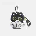 Big Eye Black Cat Fluffy Bag Charm
