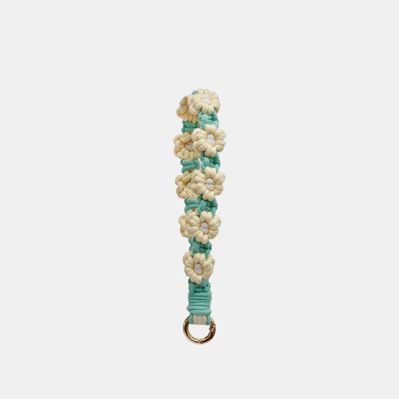 Cute Woven Flower Knotty Bag Charm