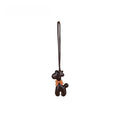 Giraffe Leather Bag Charm