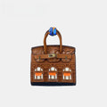 Mini House-shaped Bag Leather Bag Charm
