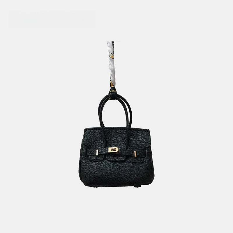 Mini House Bag Leather Bag Charm