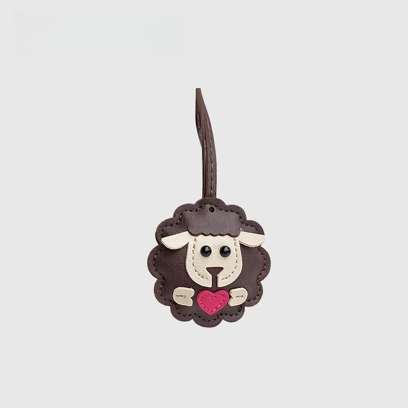 Sheep Leather Bag Charm