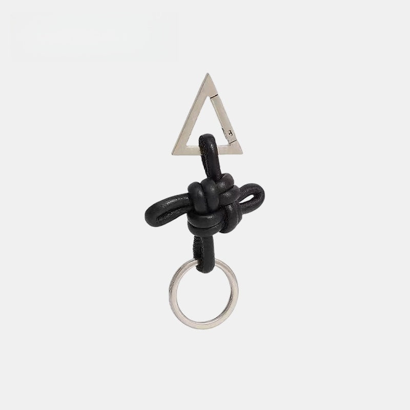 Chinese Knot Leather Bag Charm