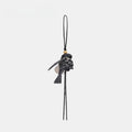 Parrot Leather Bag Charm