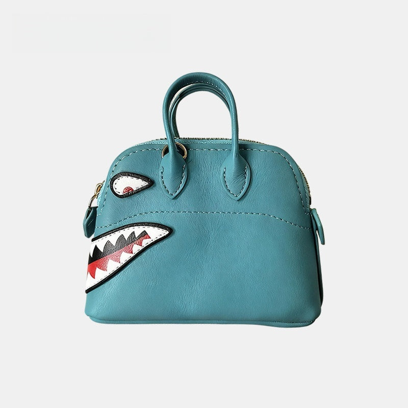 Shark Shell Bag Leather Bag Charm
