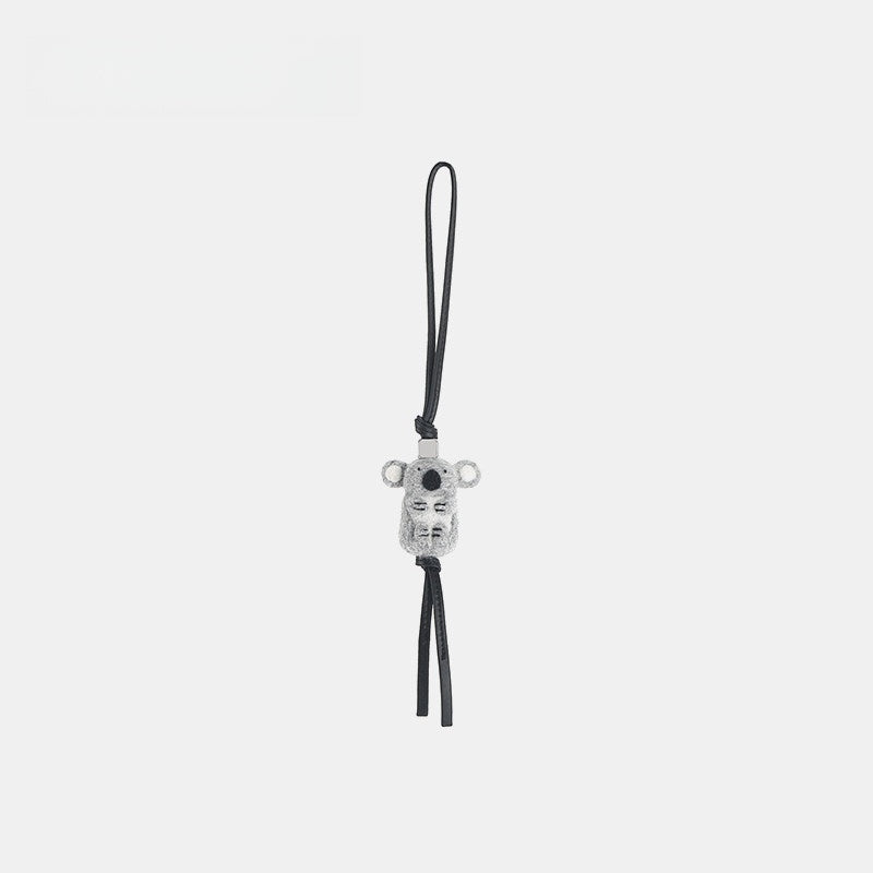 Koala Wool Felt Fluffy Bag Charm