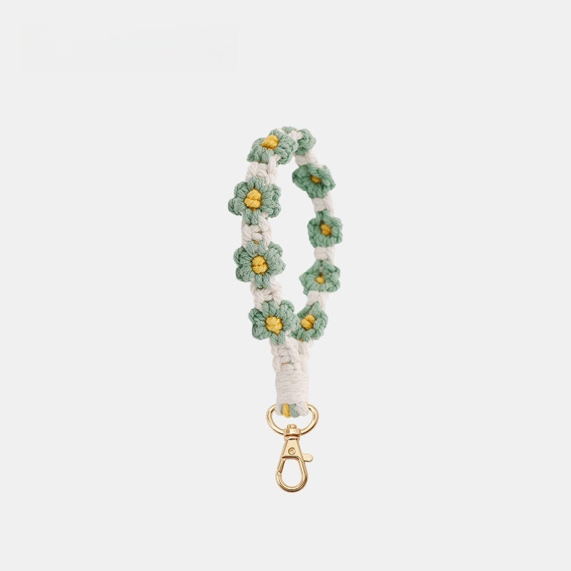 Cute Woven Flower Knotty Bag Charm