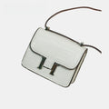 Mini Lizard Grain Flap Bag Leather Bag Charm