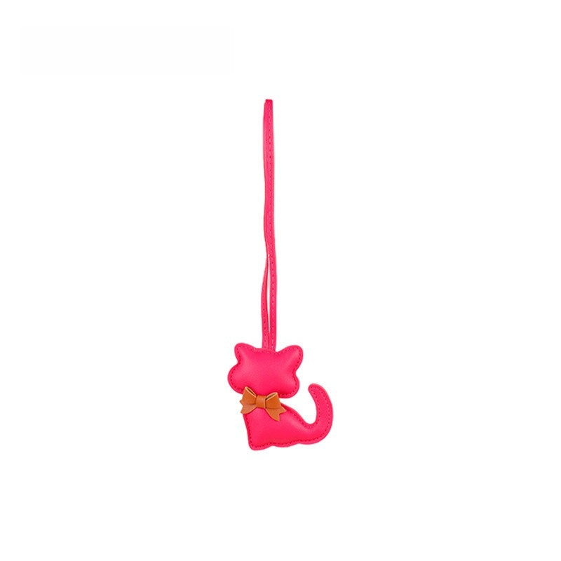 Little Cat Leather Bag Charm