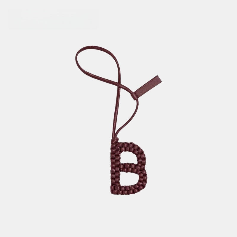 26 Letters Leather Bag Charm