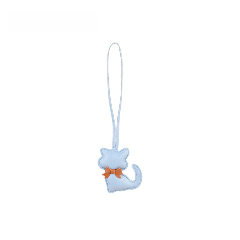 Little Cat Leather Bag Charm