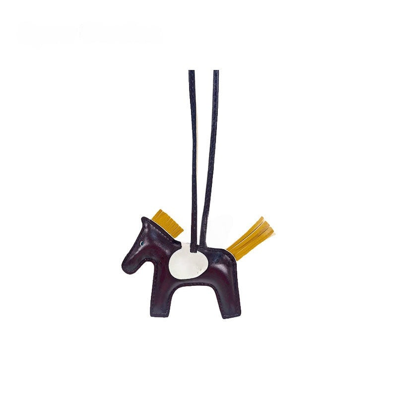 Multicolor Little Flying Horse Leather Bag Charm