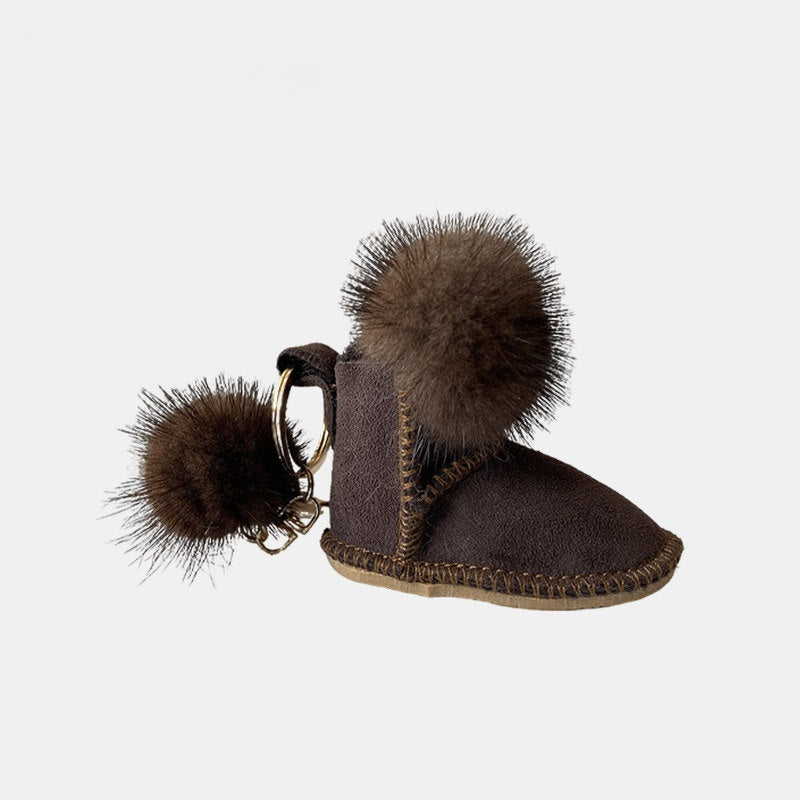 Boots Fluffy Bag Charm