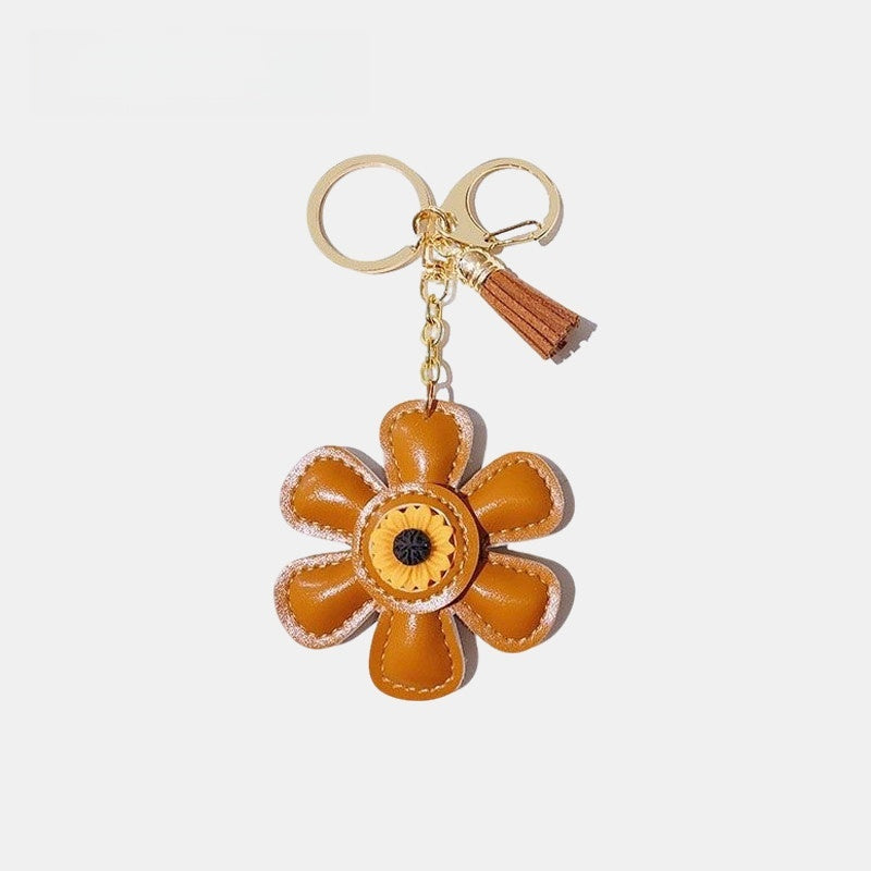 Little Flower Leather Bag Charm