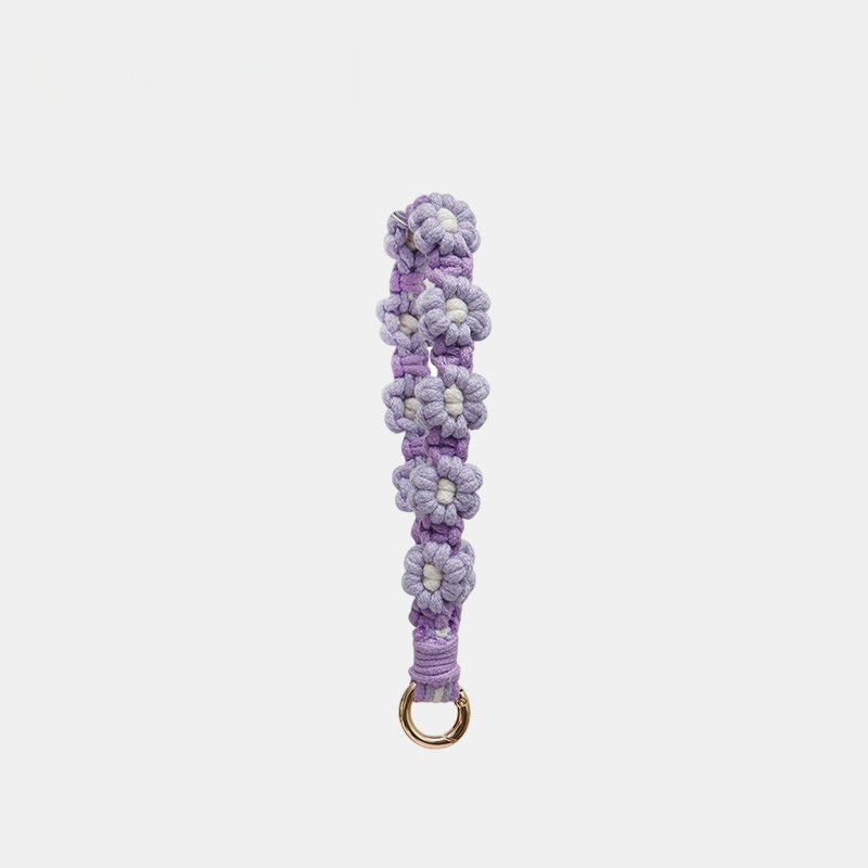 Cute Woven Flower Knotty Bag Charm