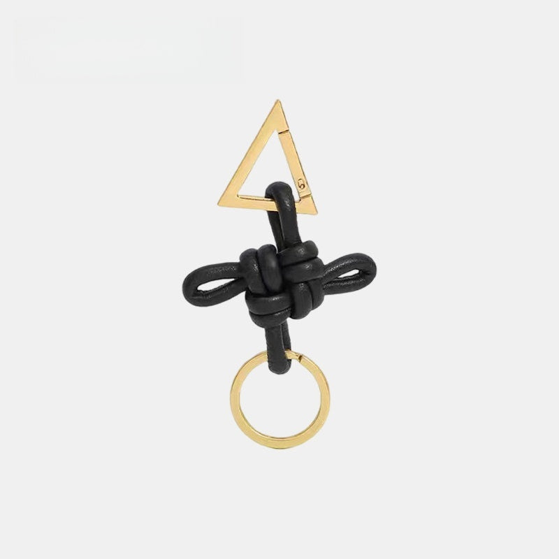 Chinese Knot Leather Bag Charm