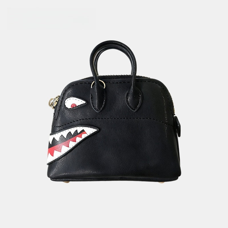 Shark Shell Bag Leather Bag Charm