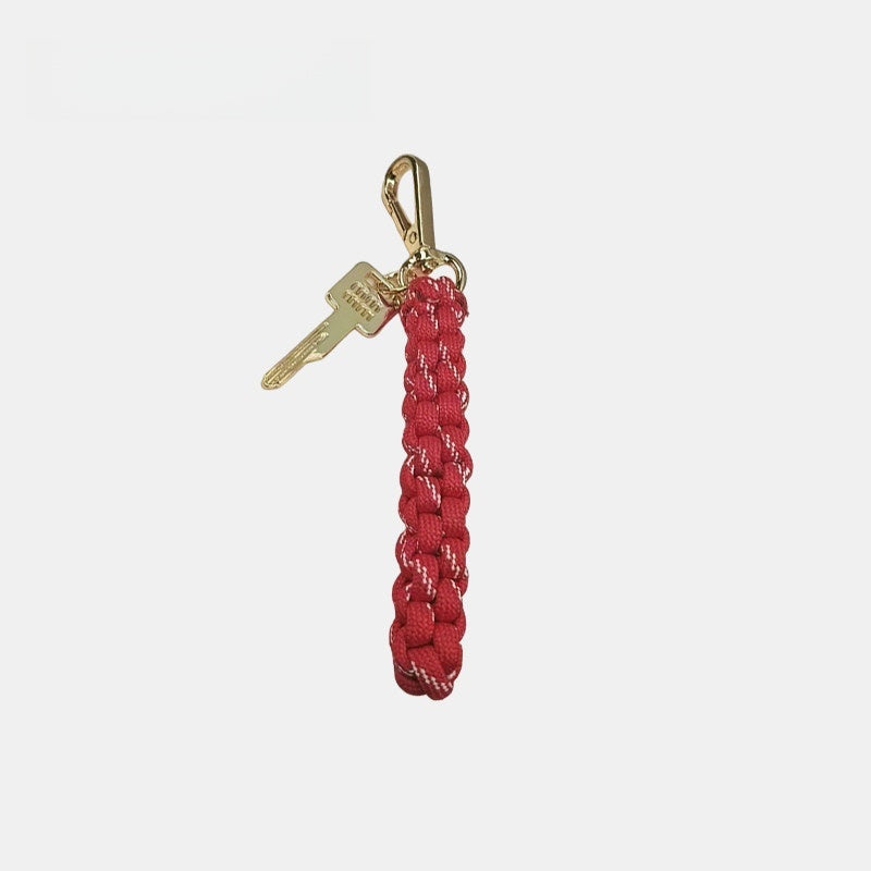 Braided Rope Knotty Bag Charm