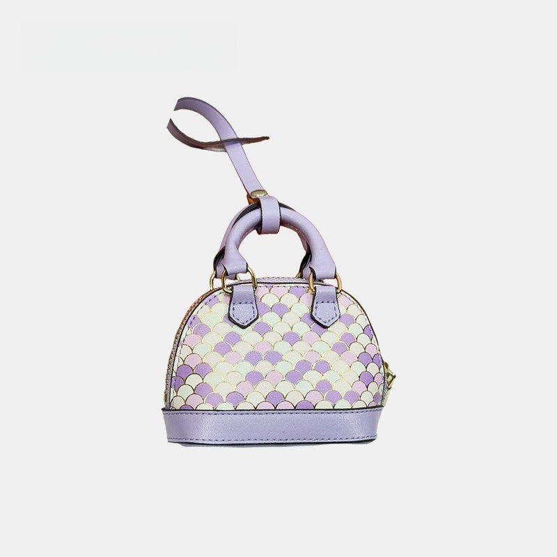 Shell Bag Leather Bag Charm