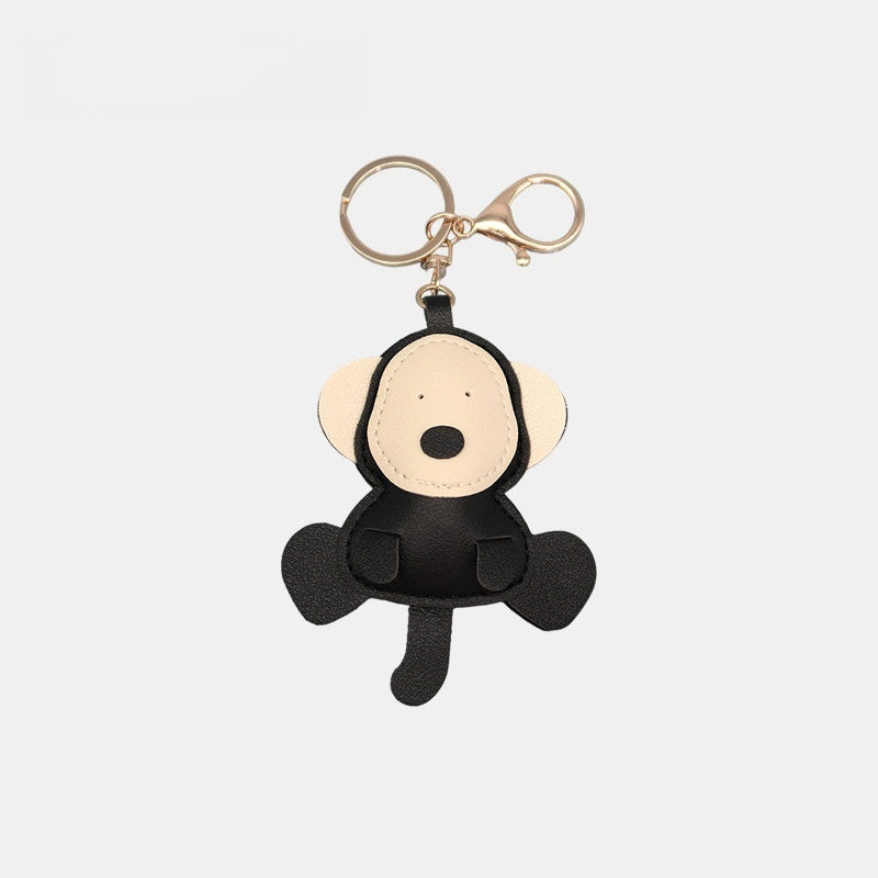 Little Monkey Leather Bag Charm