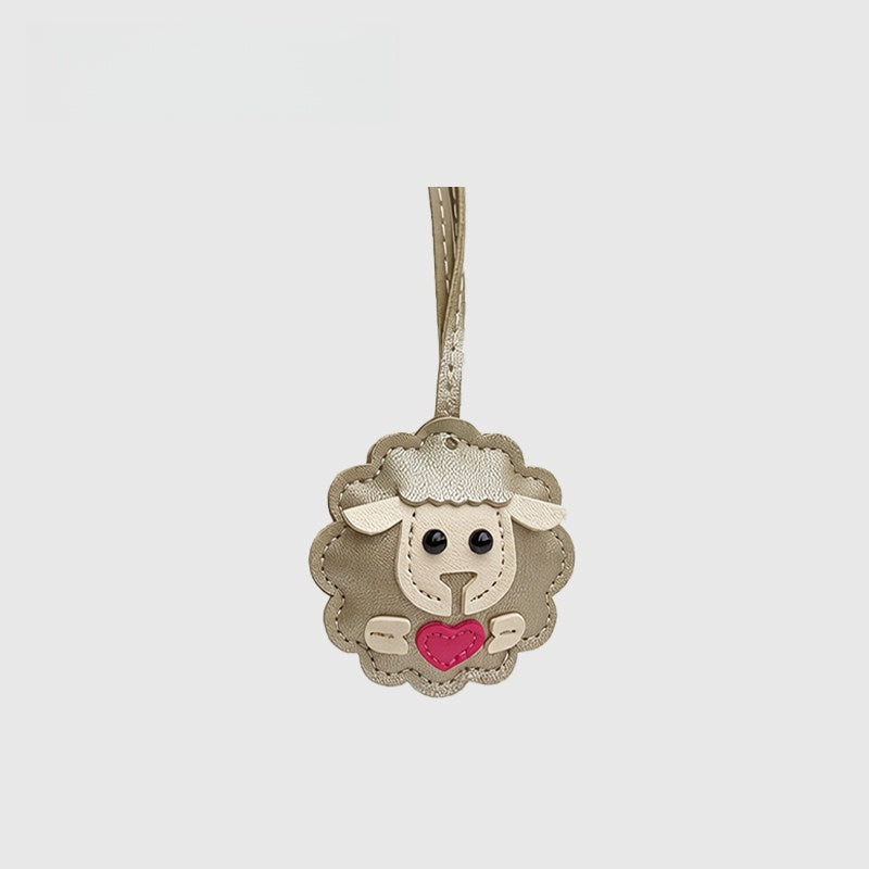 Sheep Leather Bag Charm