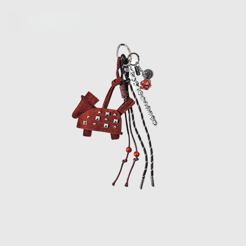 Pony Leather Bag Charm