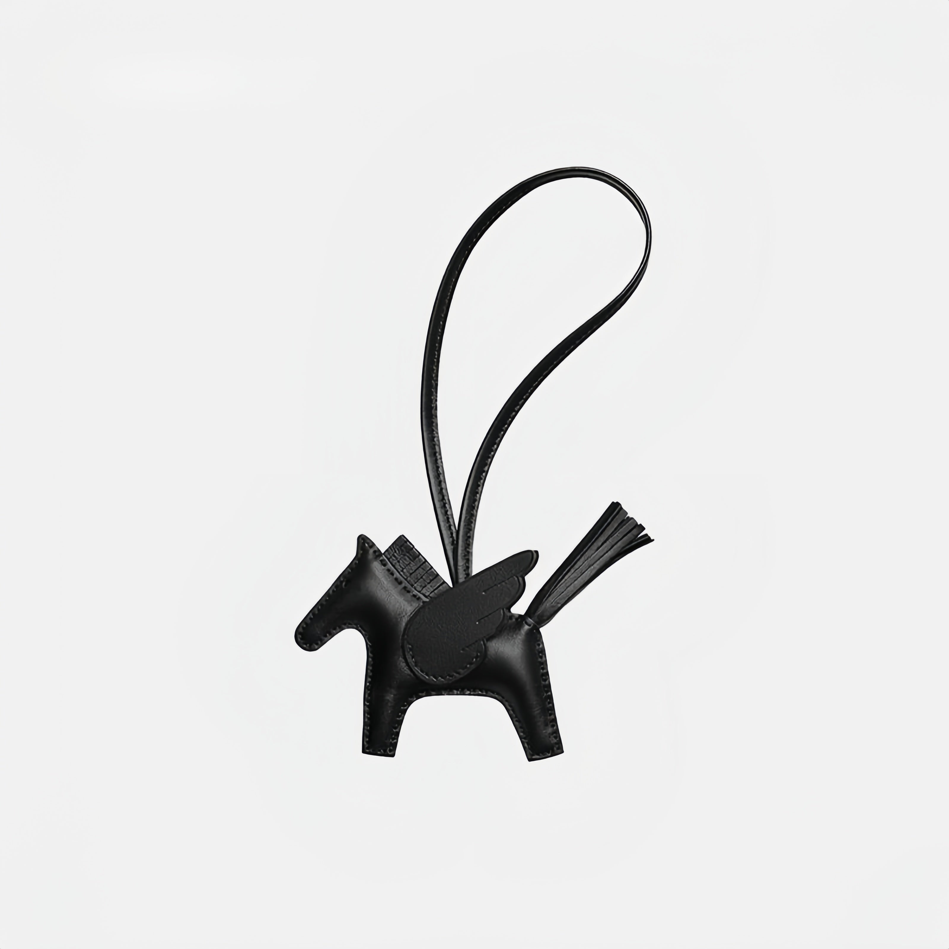 Multicolor Little Flying Horse Leather Bag Charm