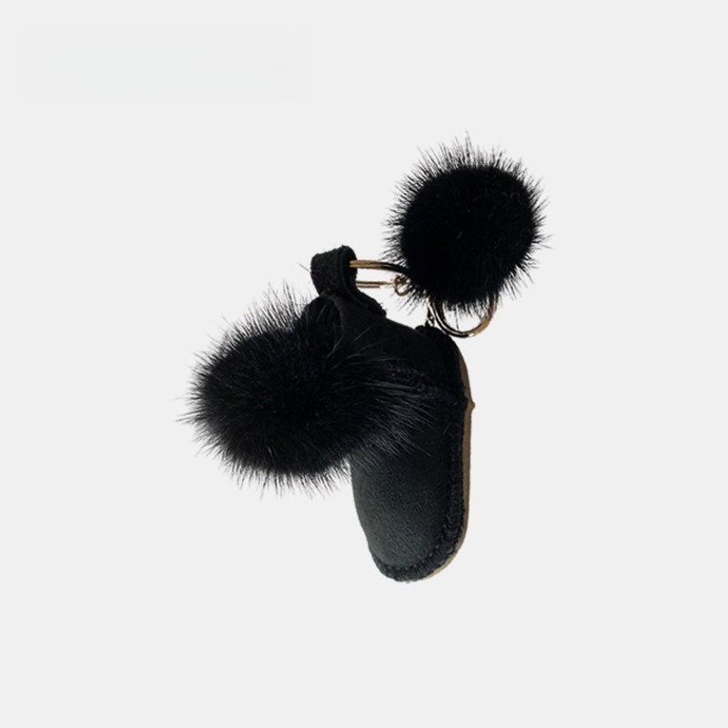 Boots Fluffy Bag Charm